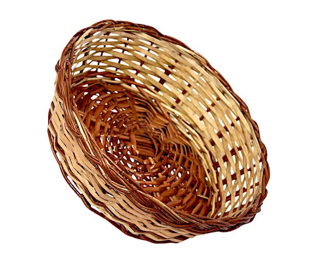 Round Multipurpose Cane Handmade Eco Friendly Basket
