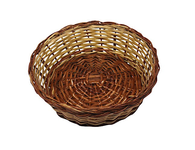 Round Multipurpose Cane Handmade Eco Friendly Basket