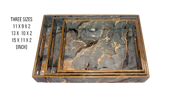 Grey and Golden Marble