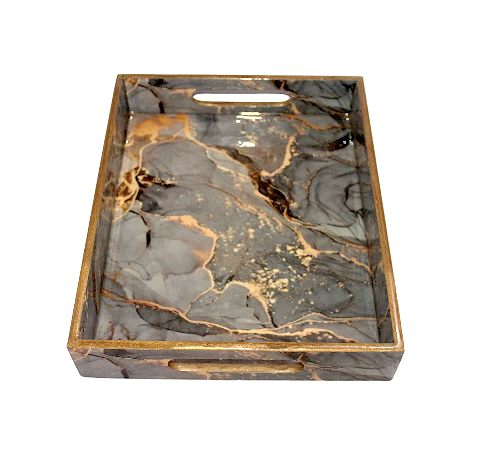 Grey and Golden Marble