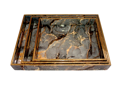 Grey and Golden Marble