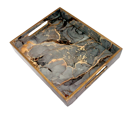 Grey and Golden Marble