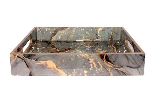 Grey and Golden Marble