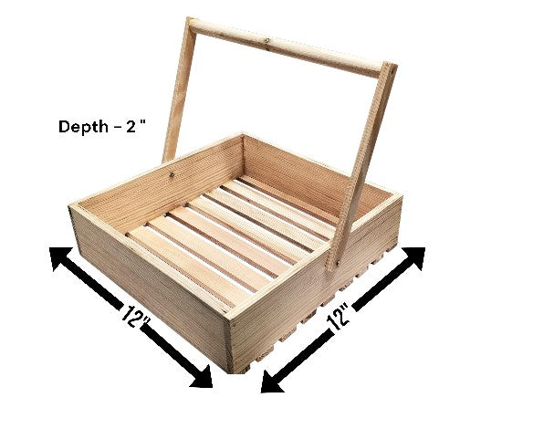 Square Basket 2" Depth