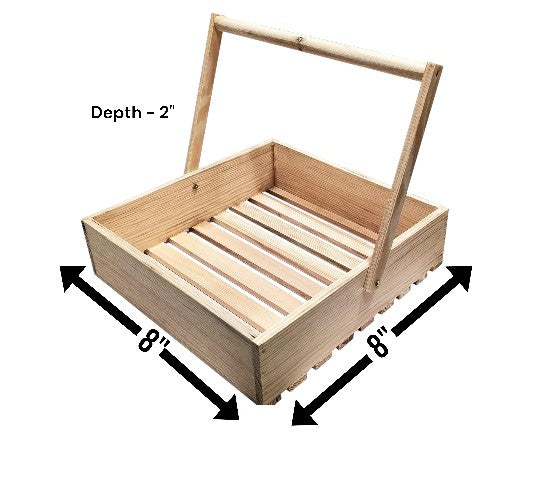 Square Basket 2" Depth
