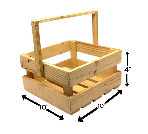 Square Basket 4" Depth