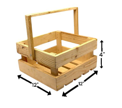 Square Basket 4" Depth