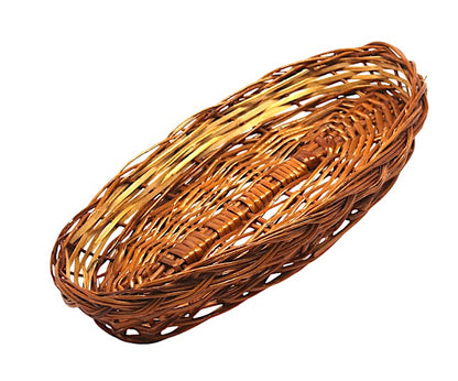 Oval Shape Multipurpose Cane Handmade Eco Friendly Basket