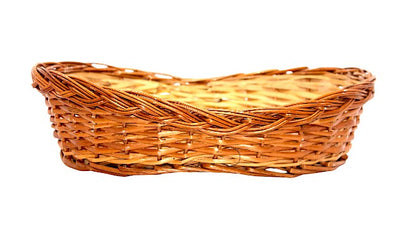 Boat Shape Multipurpose Cane Handmade Eco Friendly Basket