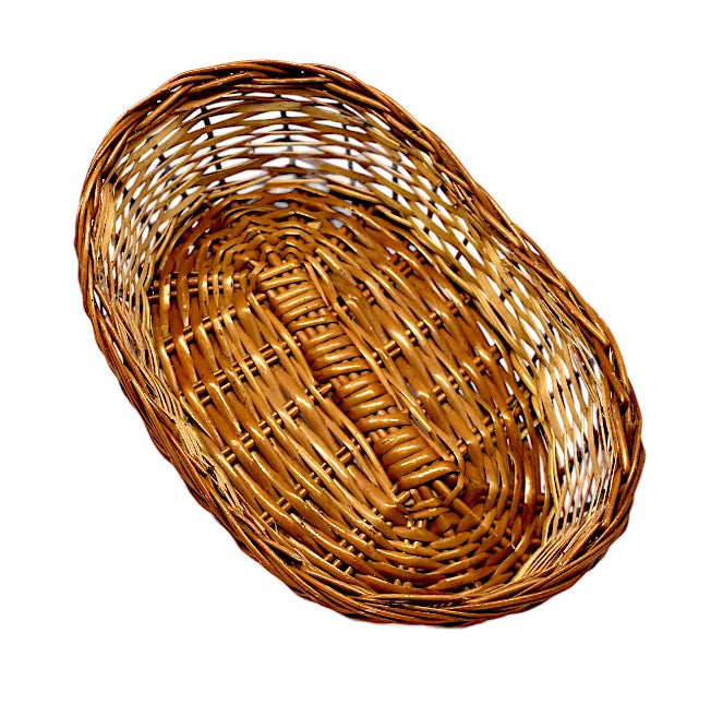 Boat Shape Multipurpose Cane Handmade Eco Friendly Basket