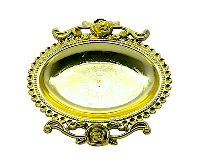 Oval Shape Lightweight Plastic Tray with Handle