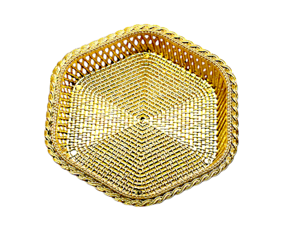 Hexagon Shape Lightweight Plastic Tray
