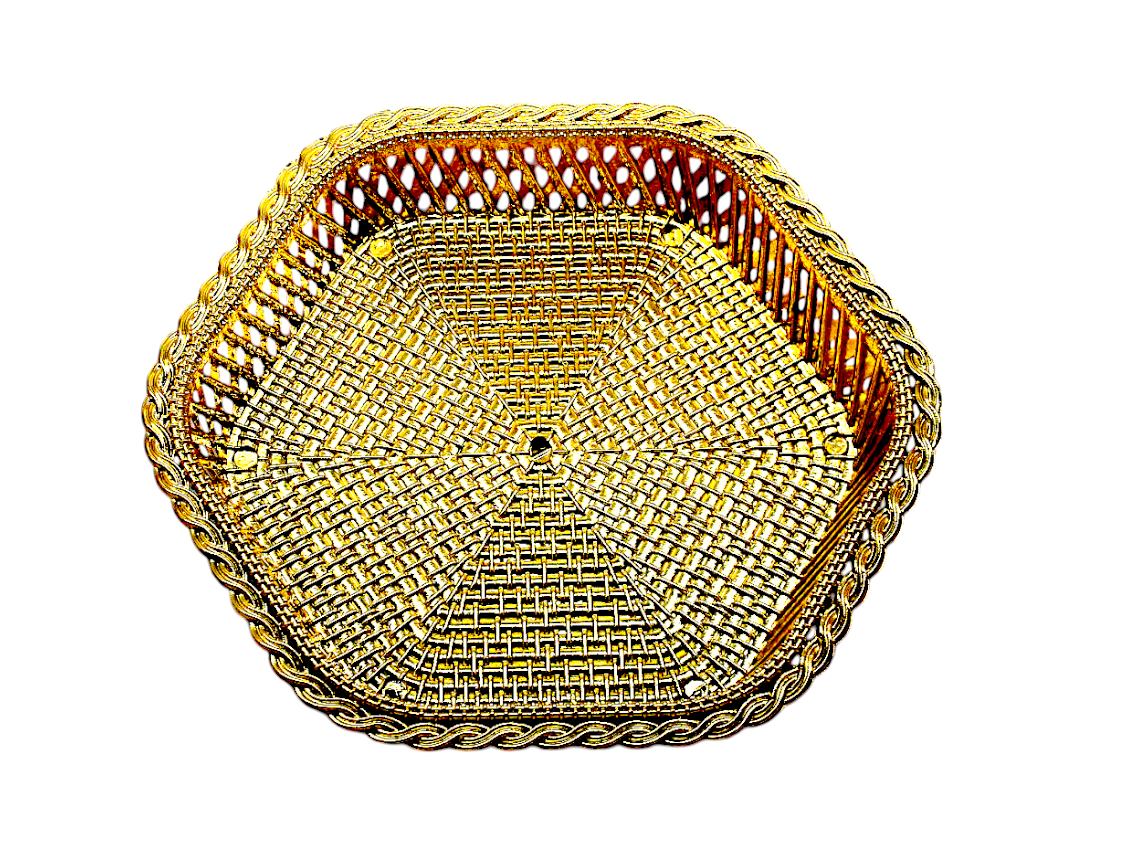 Hexagon Shape Lightweight Plastic Tray