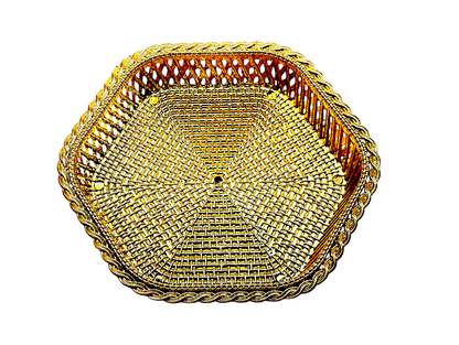 Hexagon Shape Lightweight Plastic Tray