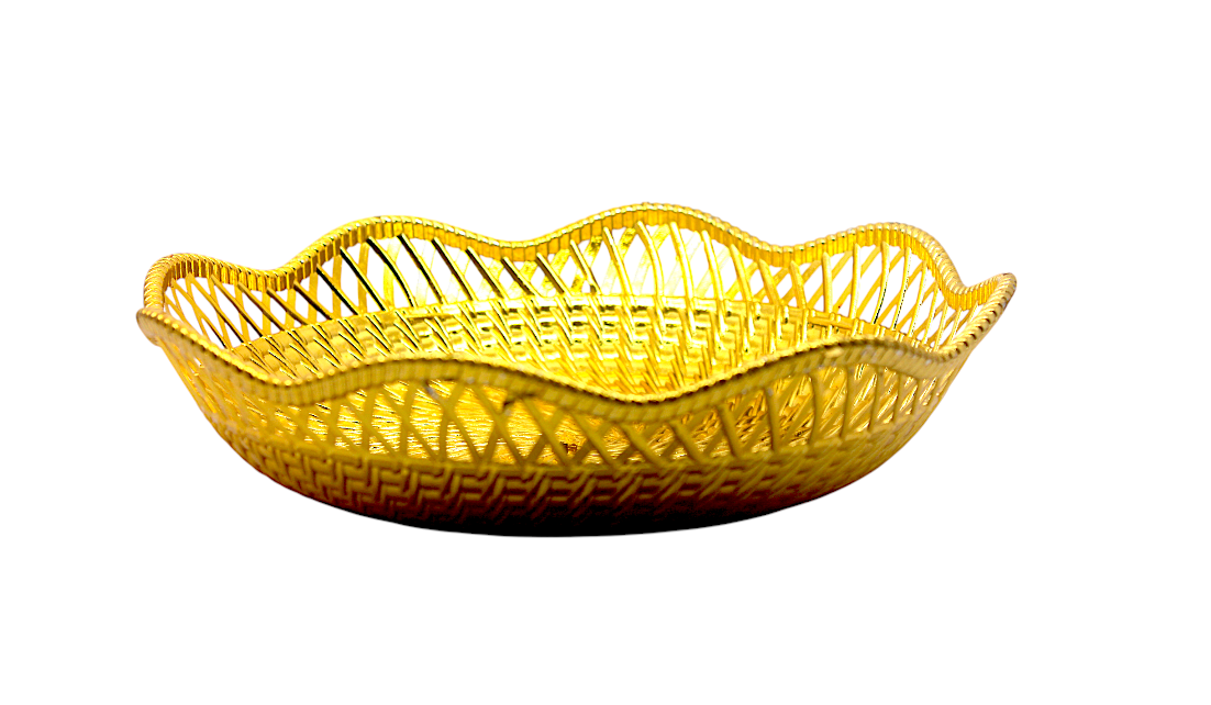 Designer Plastic Gift Hamper Round Basket